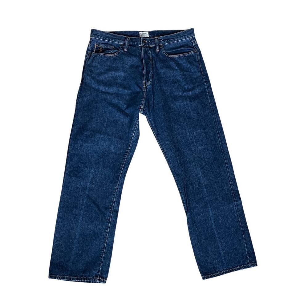 Todd Snyder Classic Straight Fit Selvedge Denim Jeans Button Fly Size 34x30